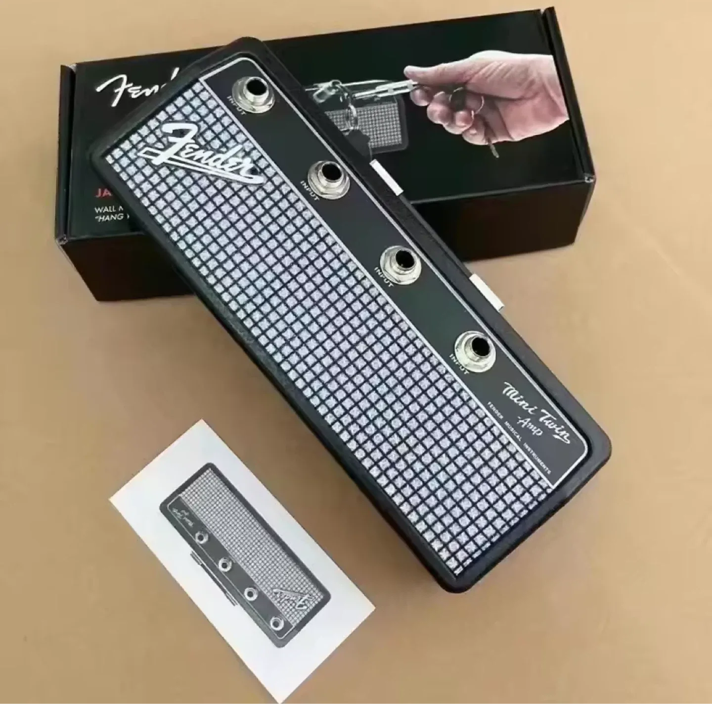 New FENDER Guitar Wall Mounted Key Hanger JACK RACK image indicator(4)