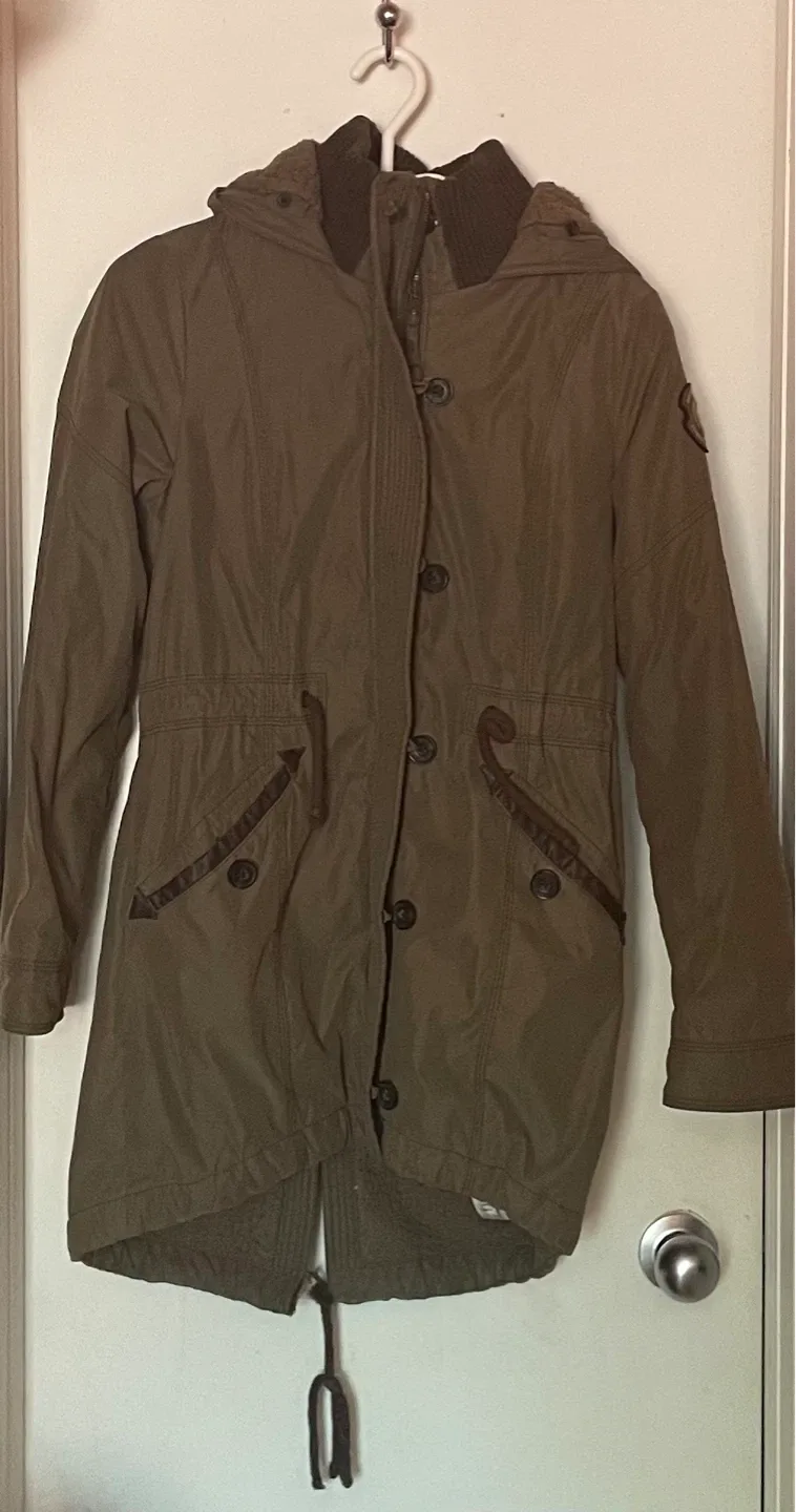 Womens Abercrombie & Fitch Khaki Jacket thumbnail