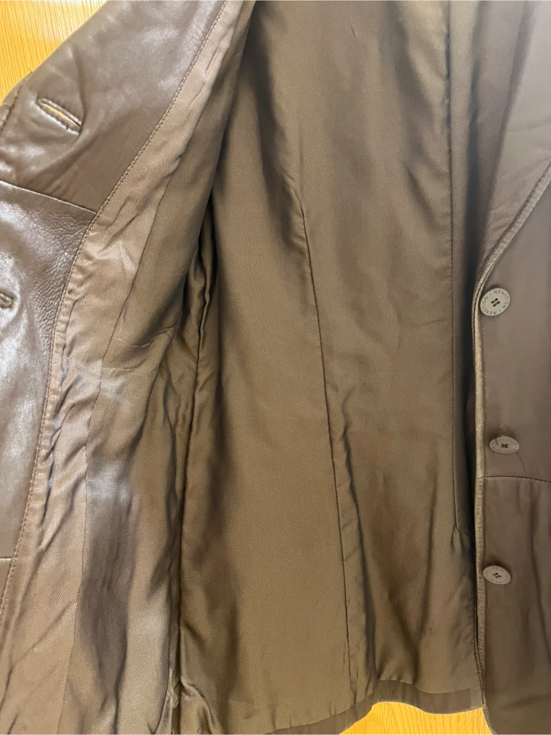 Brown Leather Blazer - photo 3