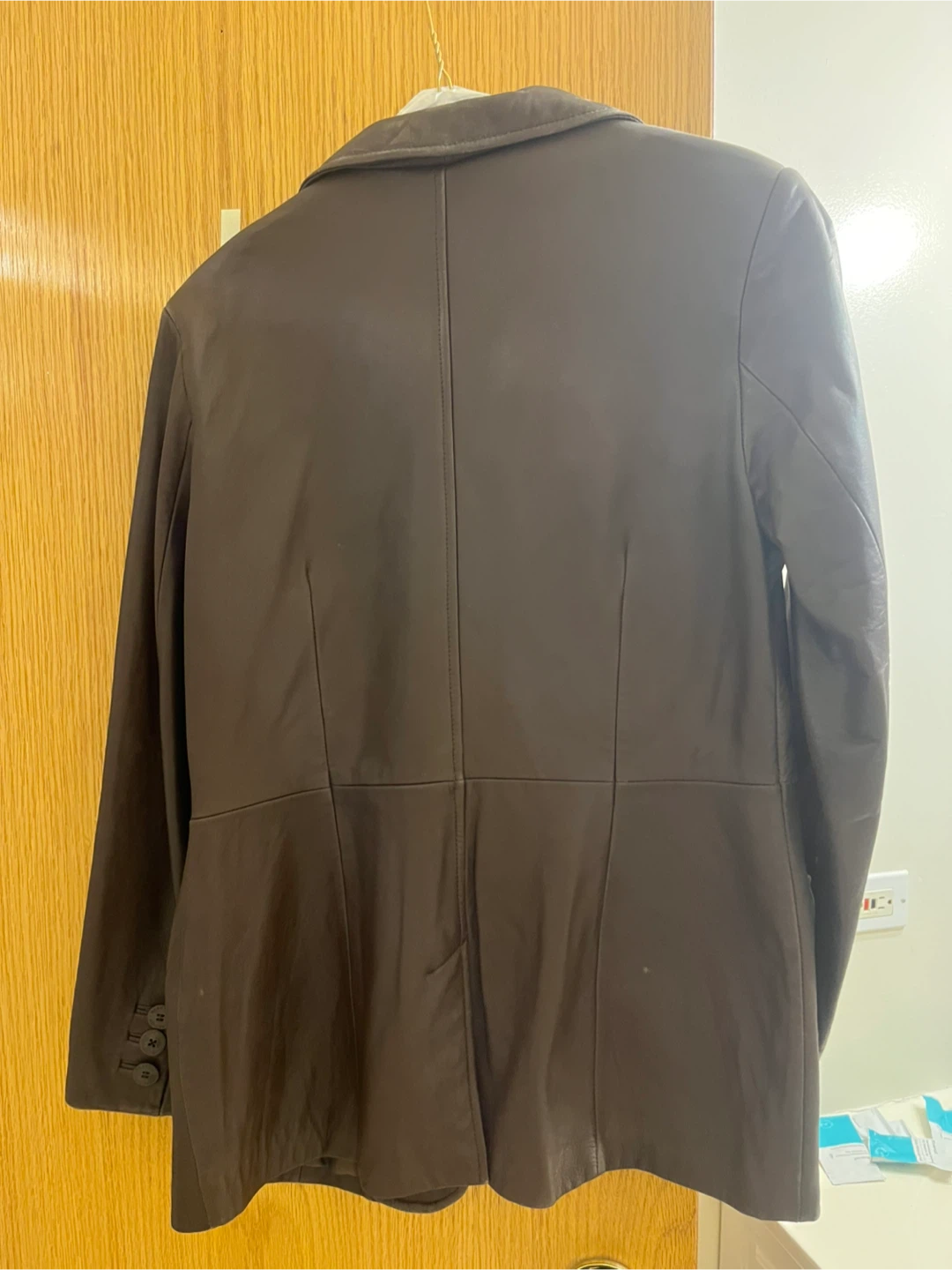 Brown Leather Blazer - photo 2