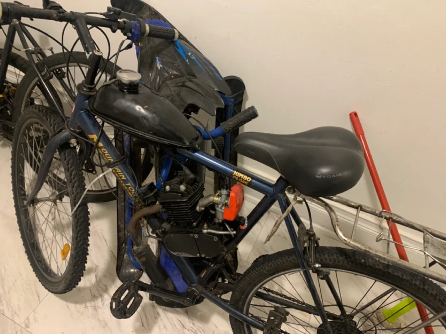 125 cc Motorized Mountain Bike speed 90- 120 on/h thumbnail