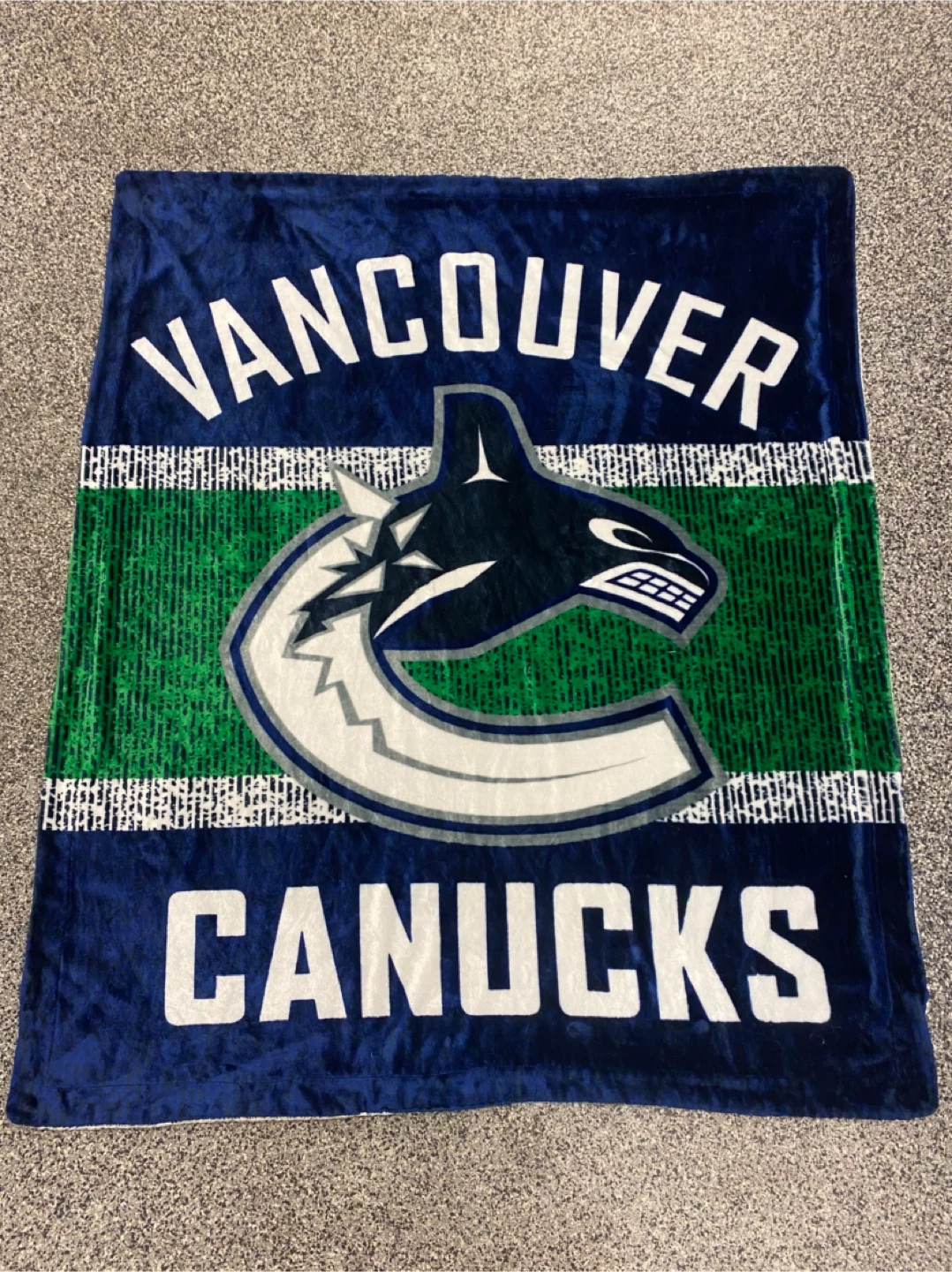 Vancouver Canucks Fleece Throw Blanket 57x48