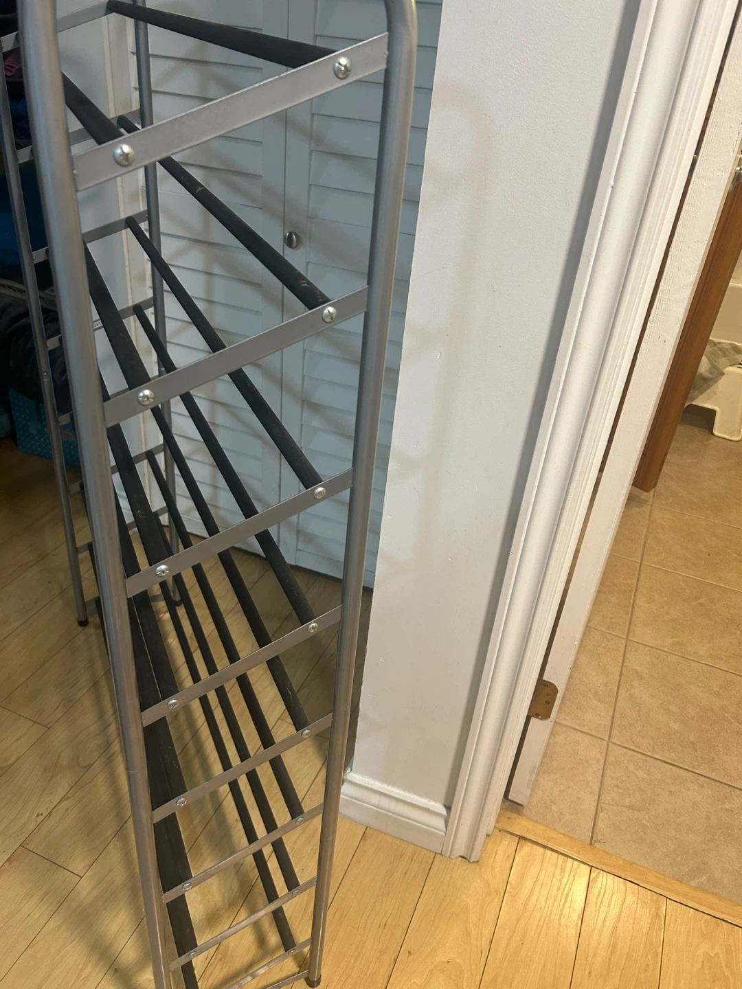 Shoe Rack - Silver Finish