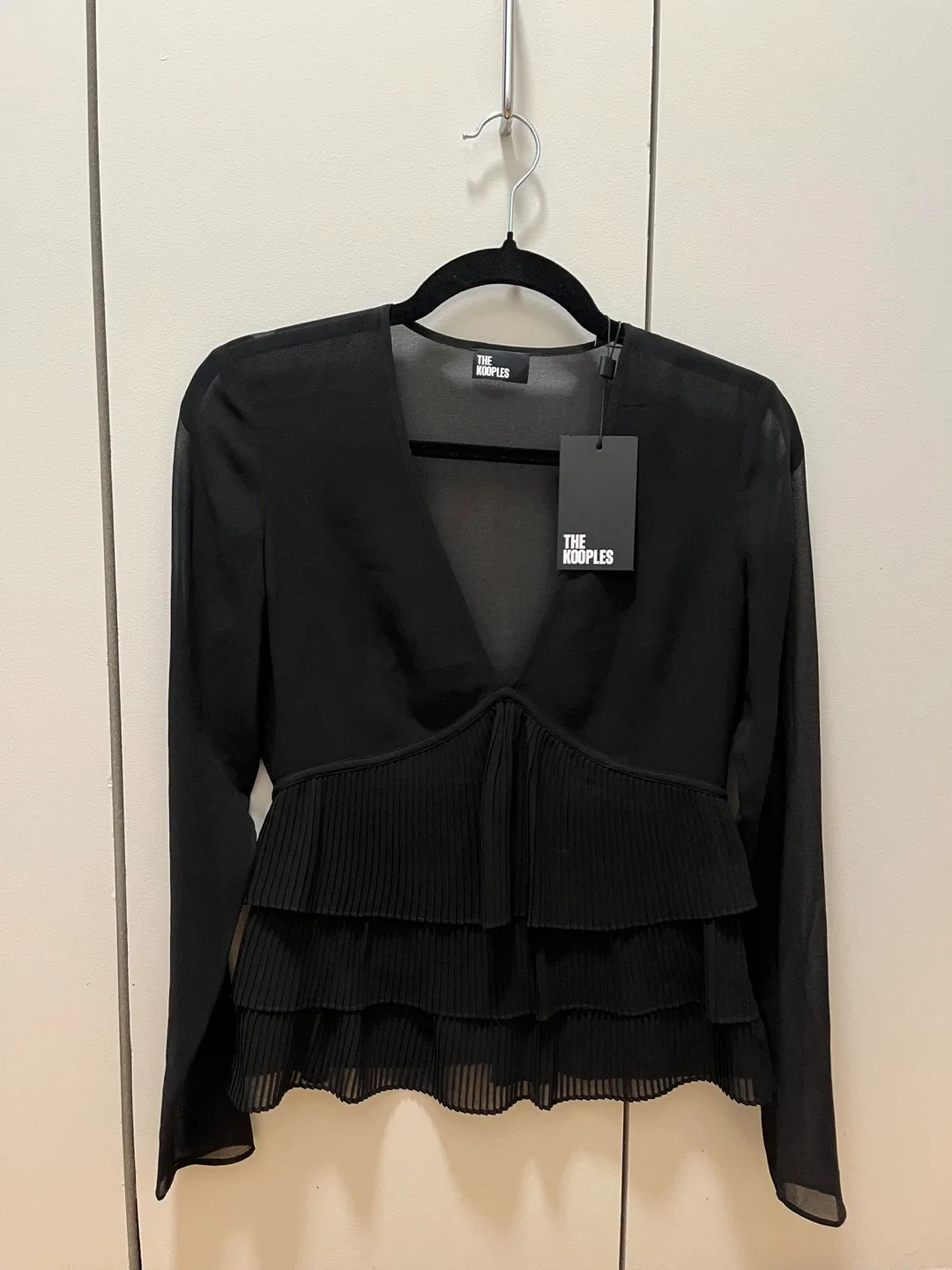 The kooples black blouse (new with tag)