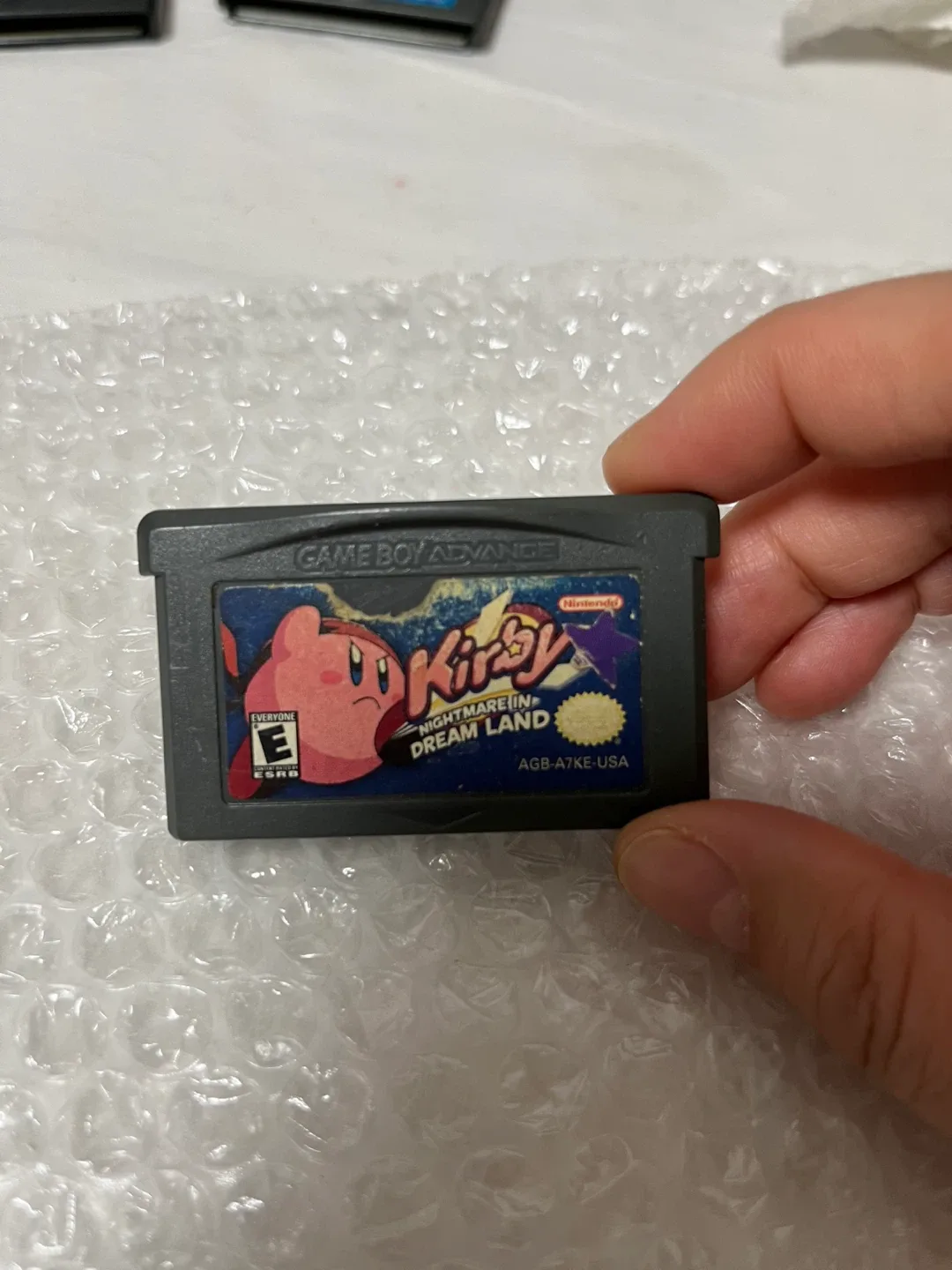 Kirby Nightmare in Dream Land game for the Game Boy Advance. thumbnail