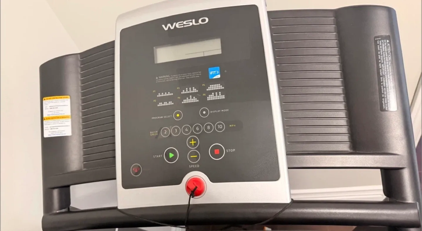 Weslo Treadmill image indicator(2)