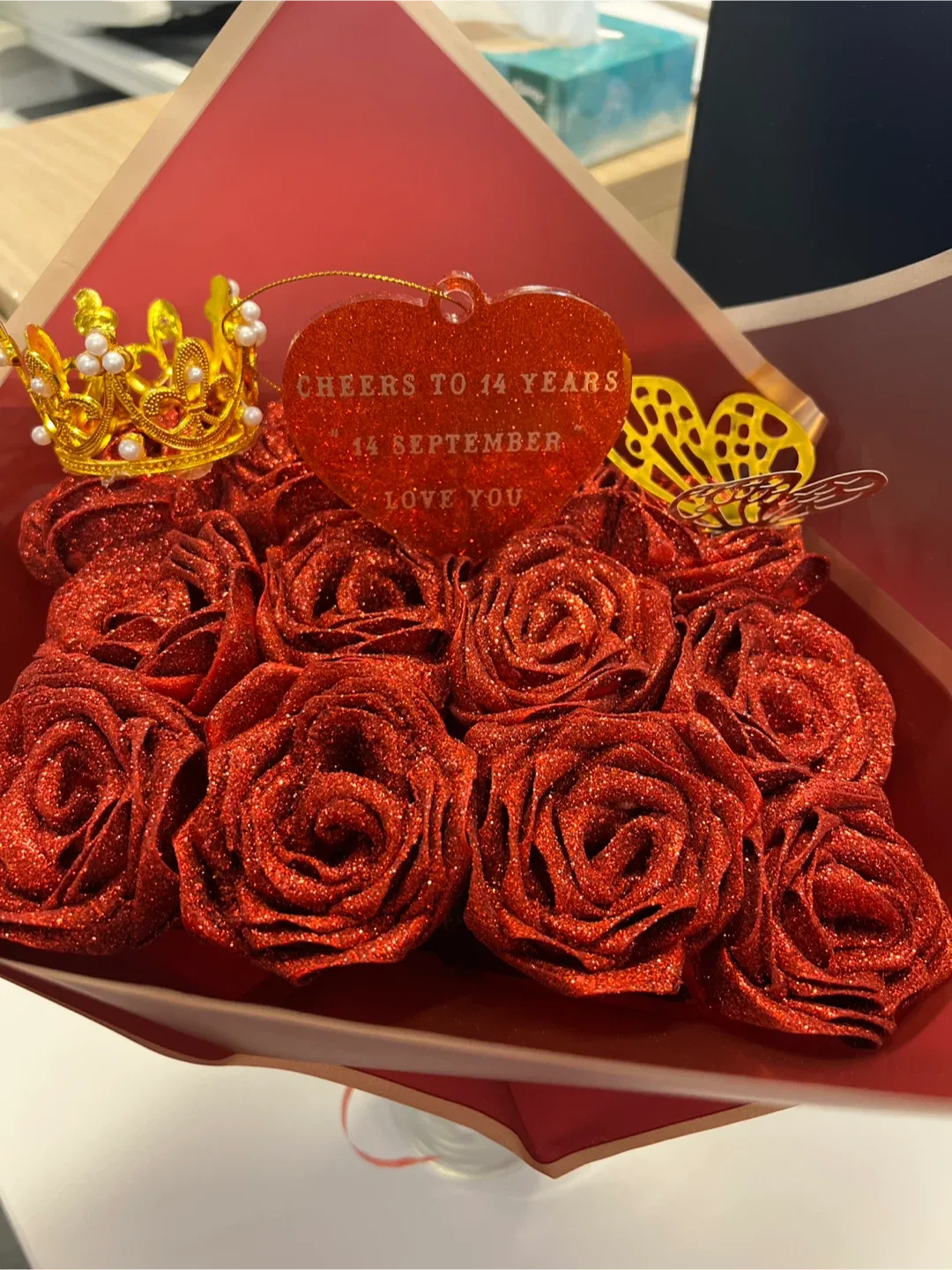 Ribbon Glitter Roses image indicator(2)