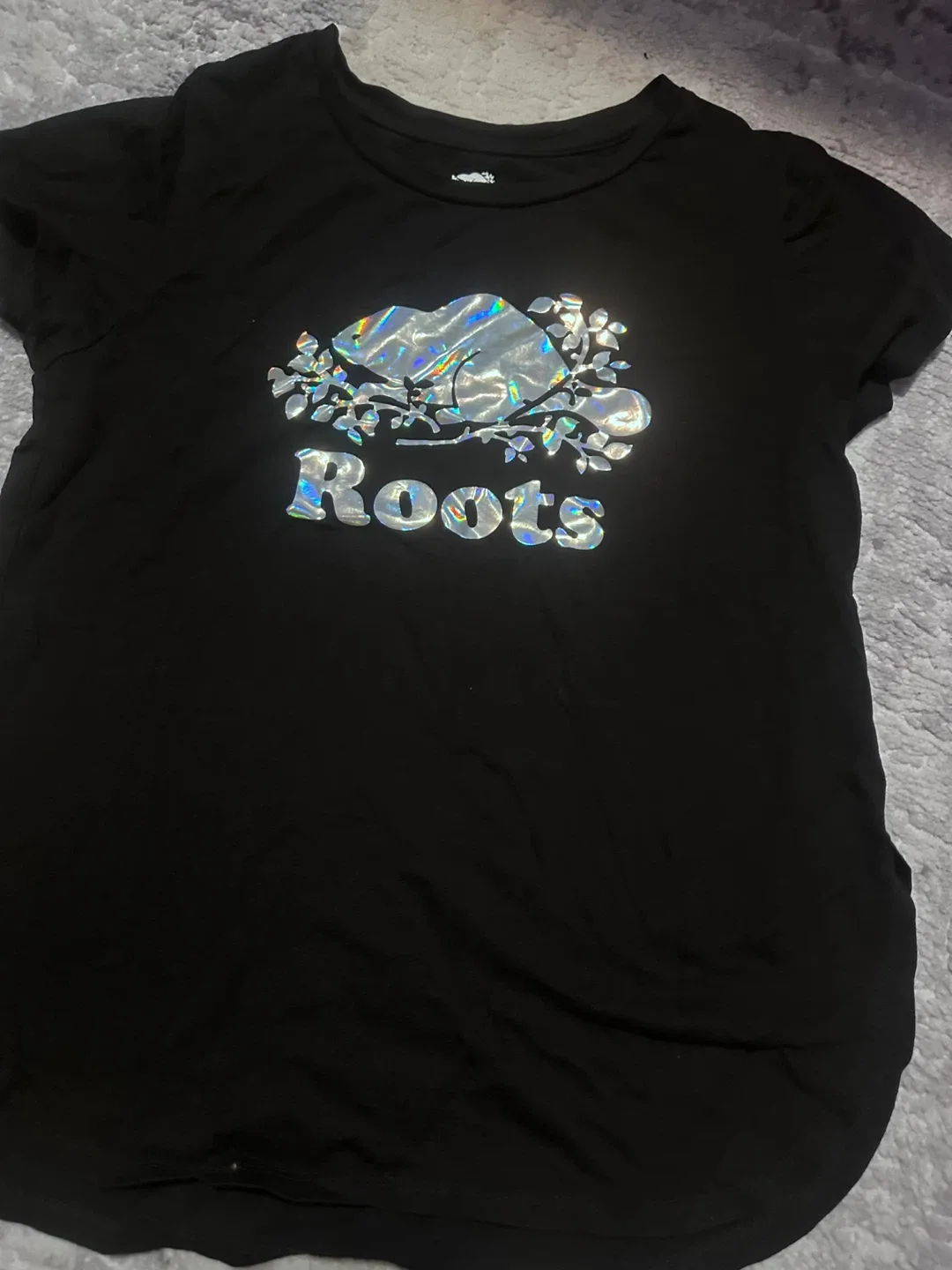 Roots Kids Black T-shirt XL (11-12 yrs)