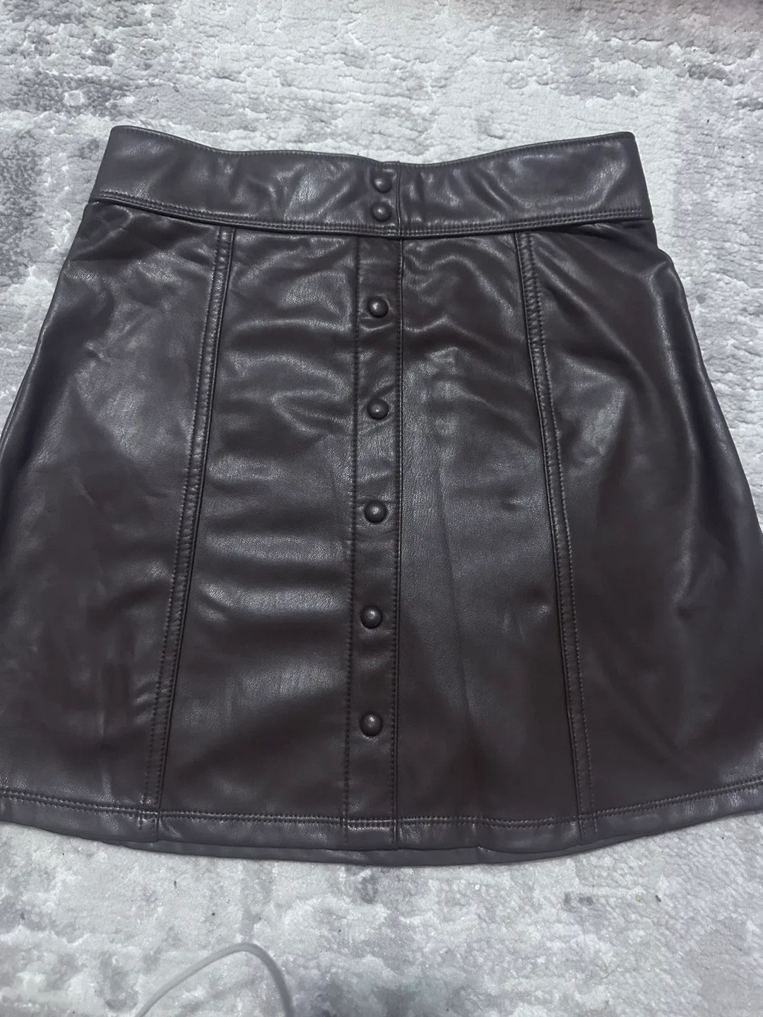 Abercrombie Kids Faux Leather Skirt - Size 13/14