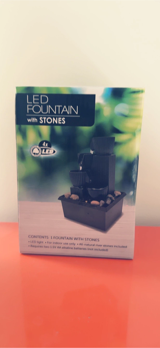 Spark Wave LED Fountain with Stones - photo 5