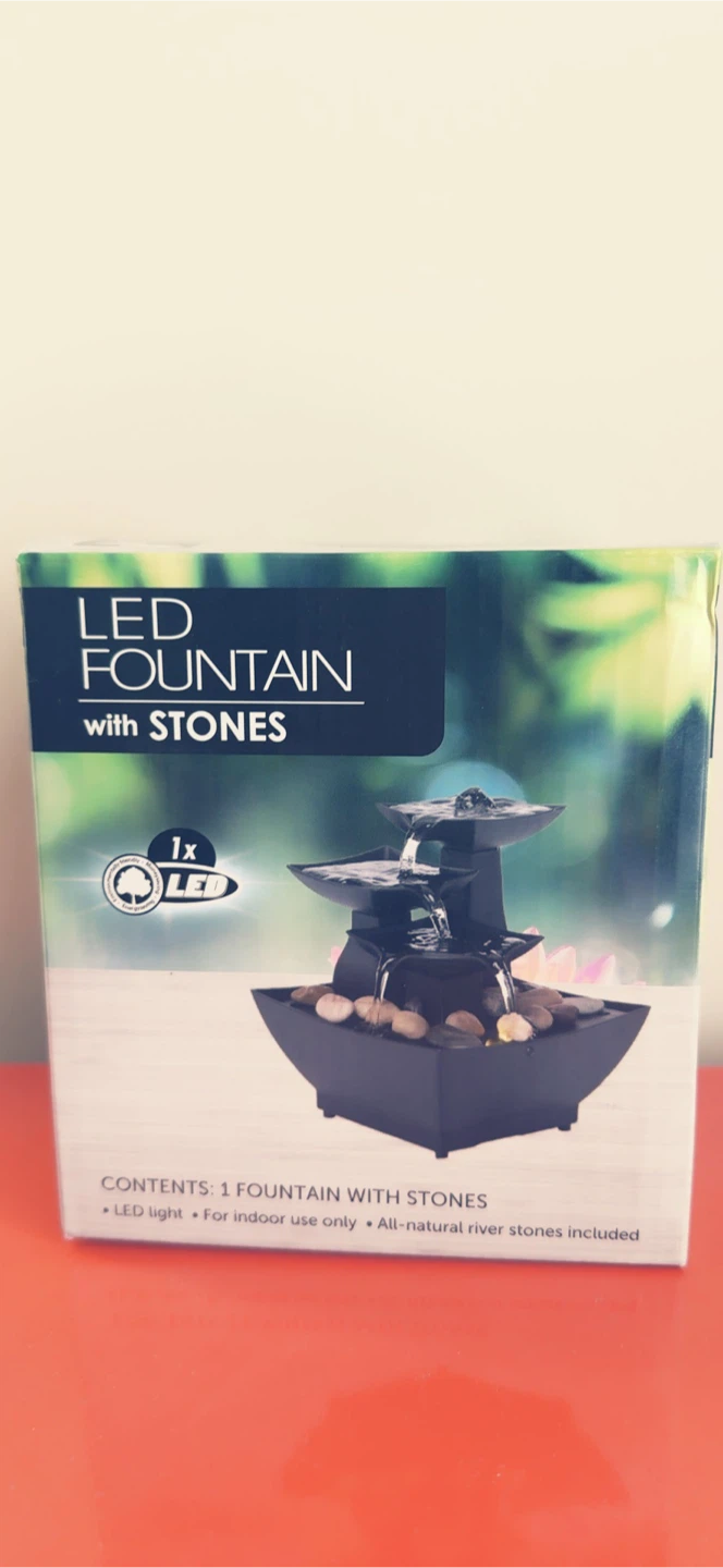 Spark Wave LED Fountain with Stones - photo 4