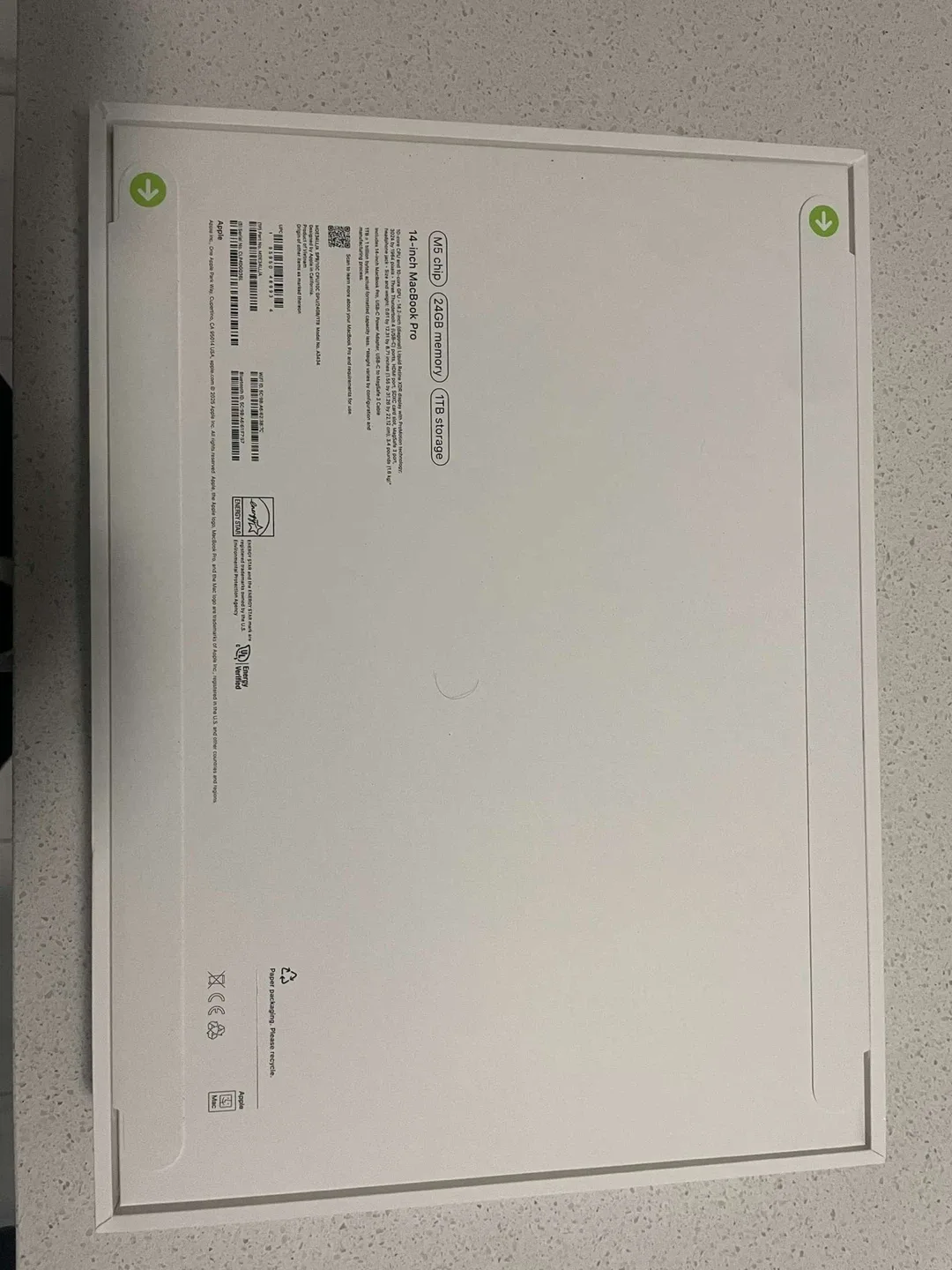 M5 MACBOOK PRO 24GB MEMORY 1TB BRAND NEW image indicator(4)