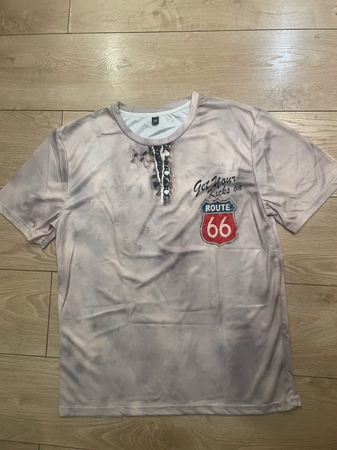 Route 66 Graphic Print T-Shirt