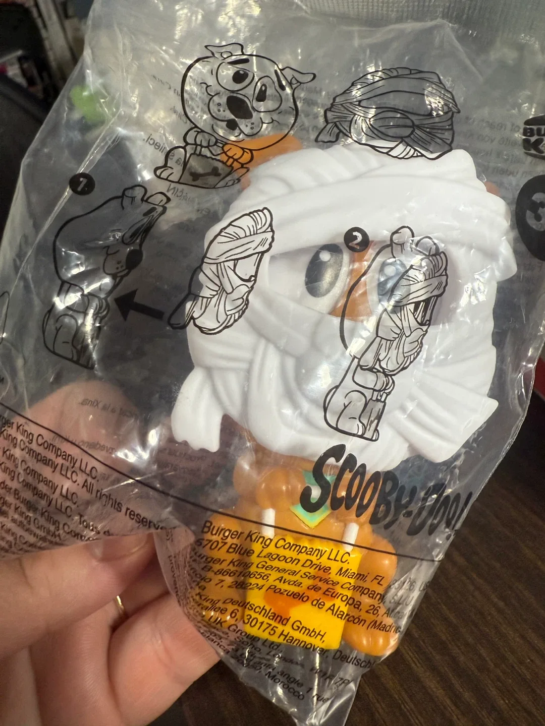 Burger King Scooby-Doo Mummy Toy, New in Package image indicator(2)