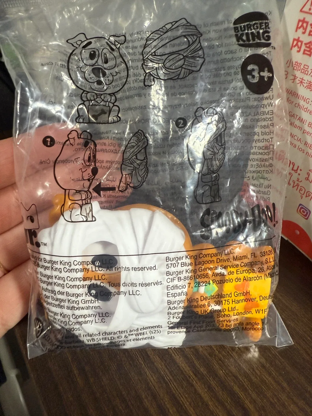 Burger King Scooby-Doo Mummy Toy, New in Package