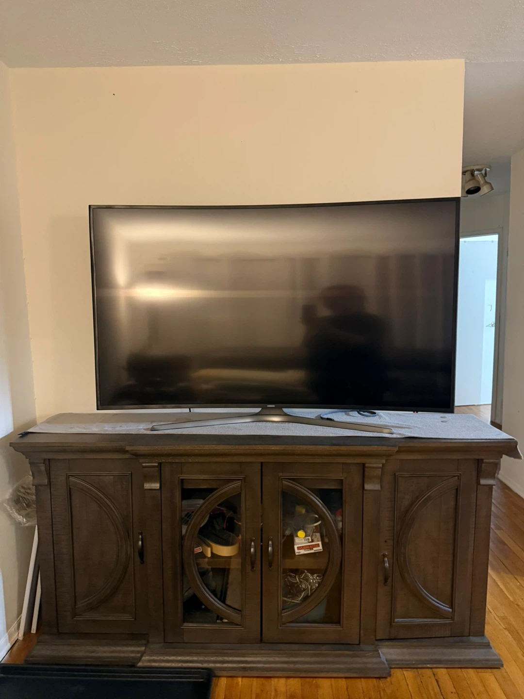 Solid Wood TV Stand - photo 2