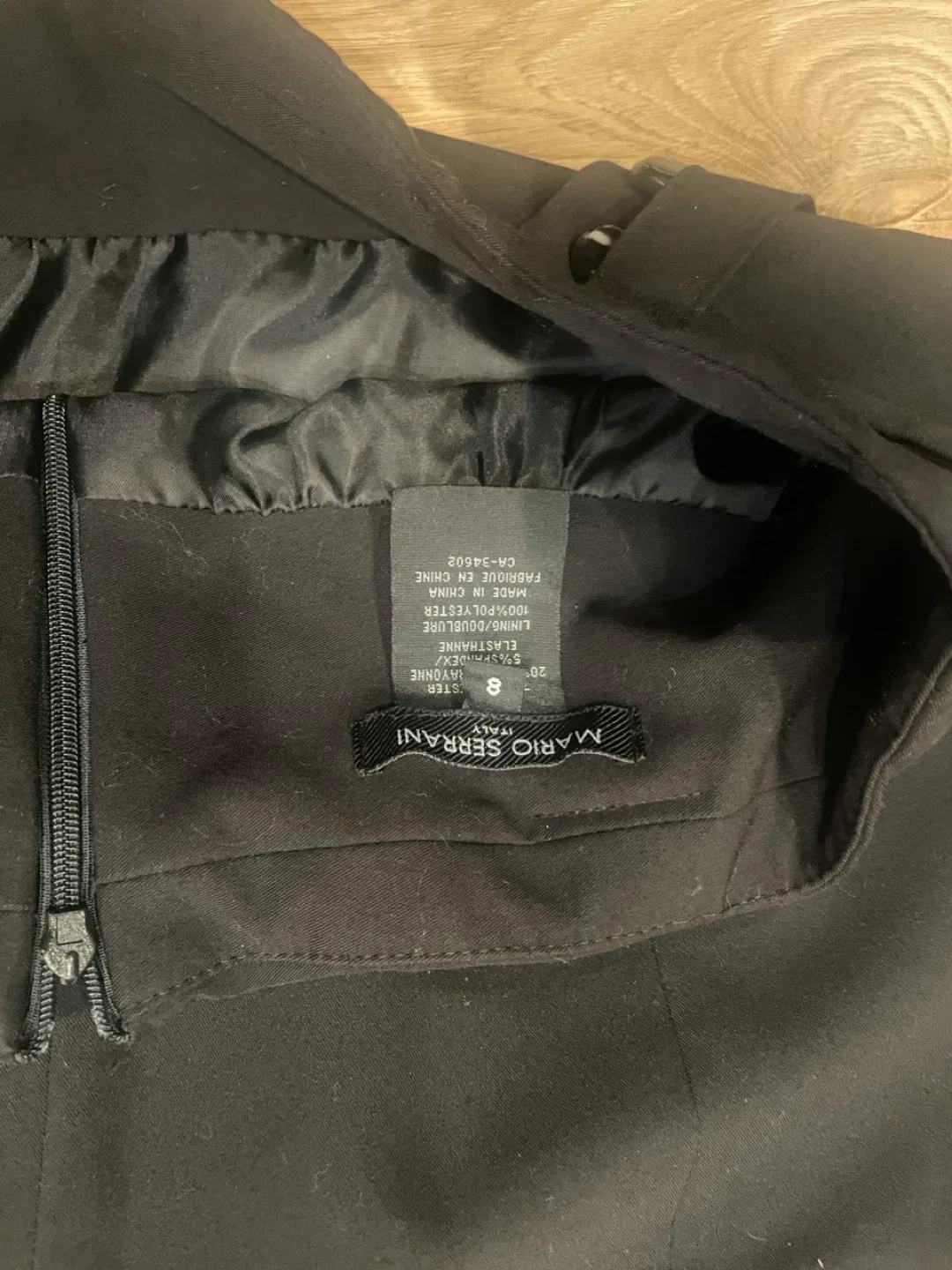 Mario Serrani Black Pencil Skirt - Size 8 image indicator(2)