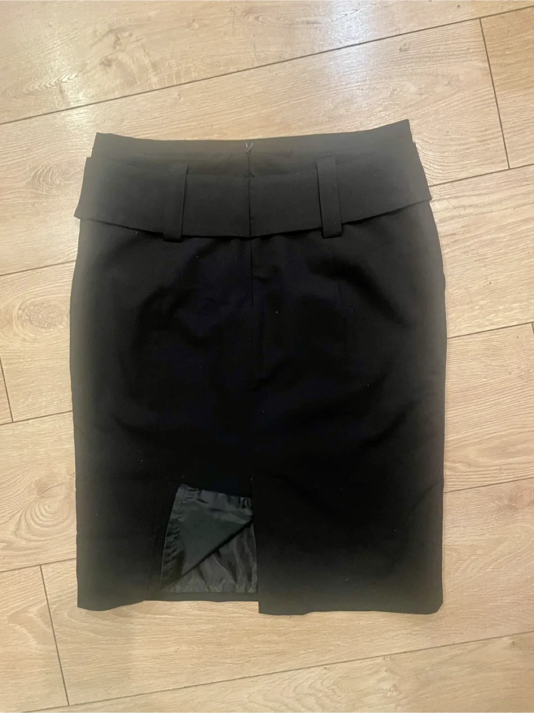 Mario Serrani Black Pencil Skirt - Size 8 image indicator(3)