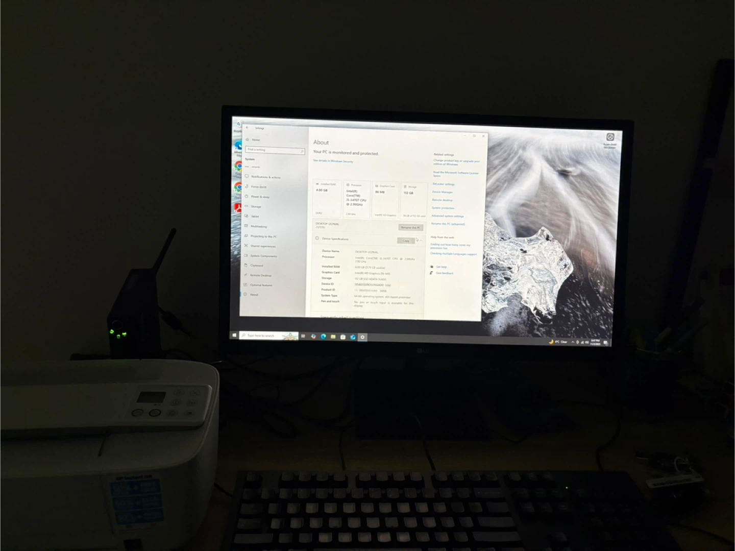 Desktop PC and printer - photo 2