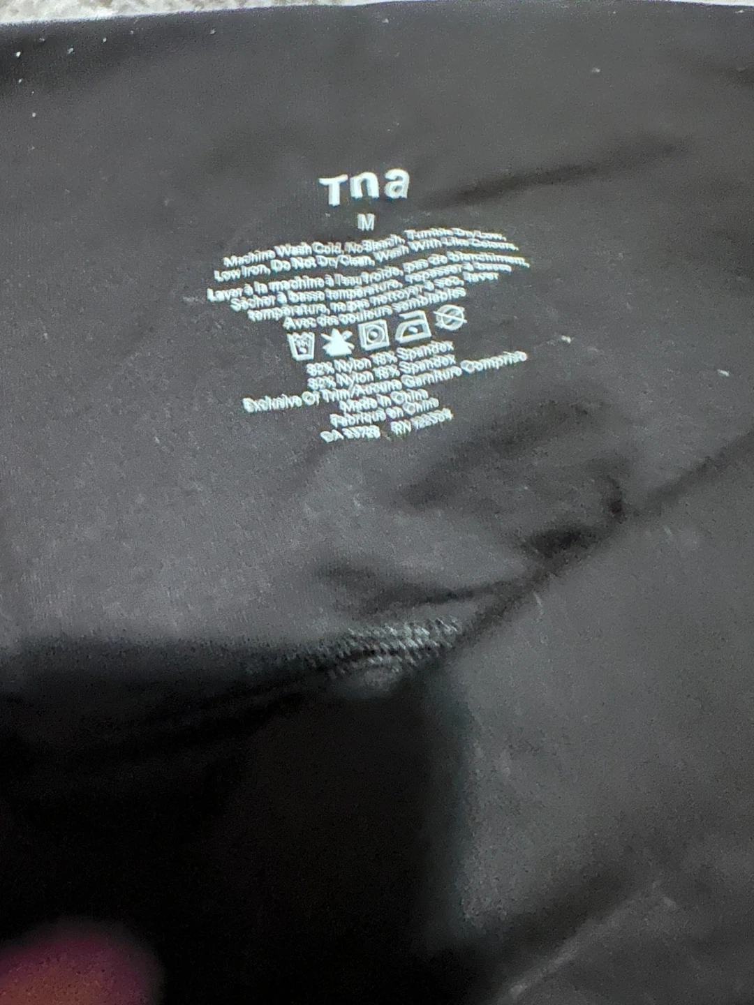 TNA Black Leggings Size M - photo 3