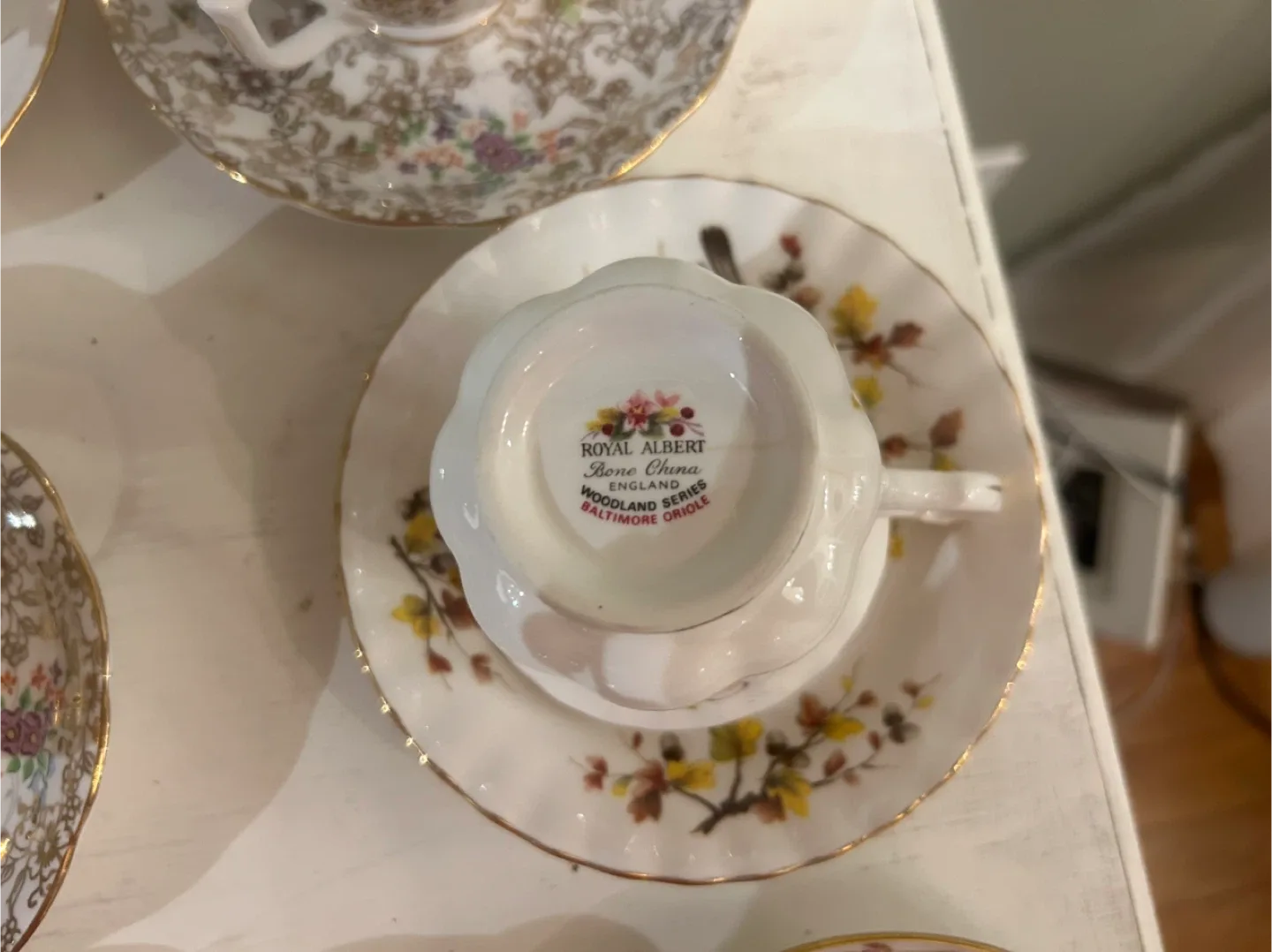 Vintage Tea Cup and Saucer Set image indicator(2)