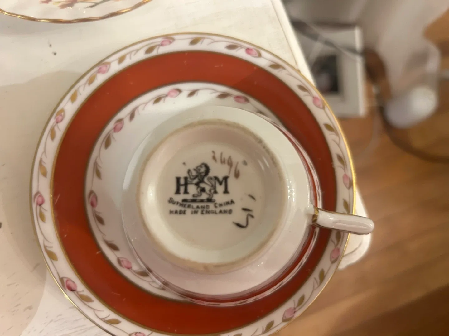Vintage Tea Cup and Saucer Set image indicator(6)