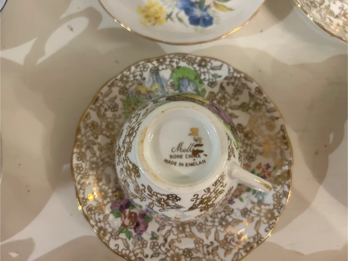 Vintage Tea Cup and Saucer Set image indicator(4)
