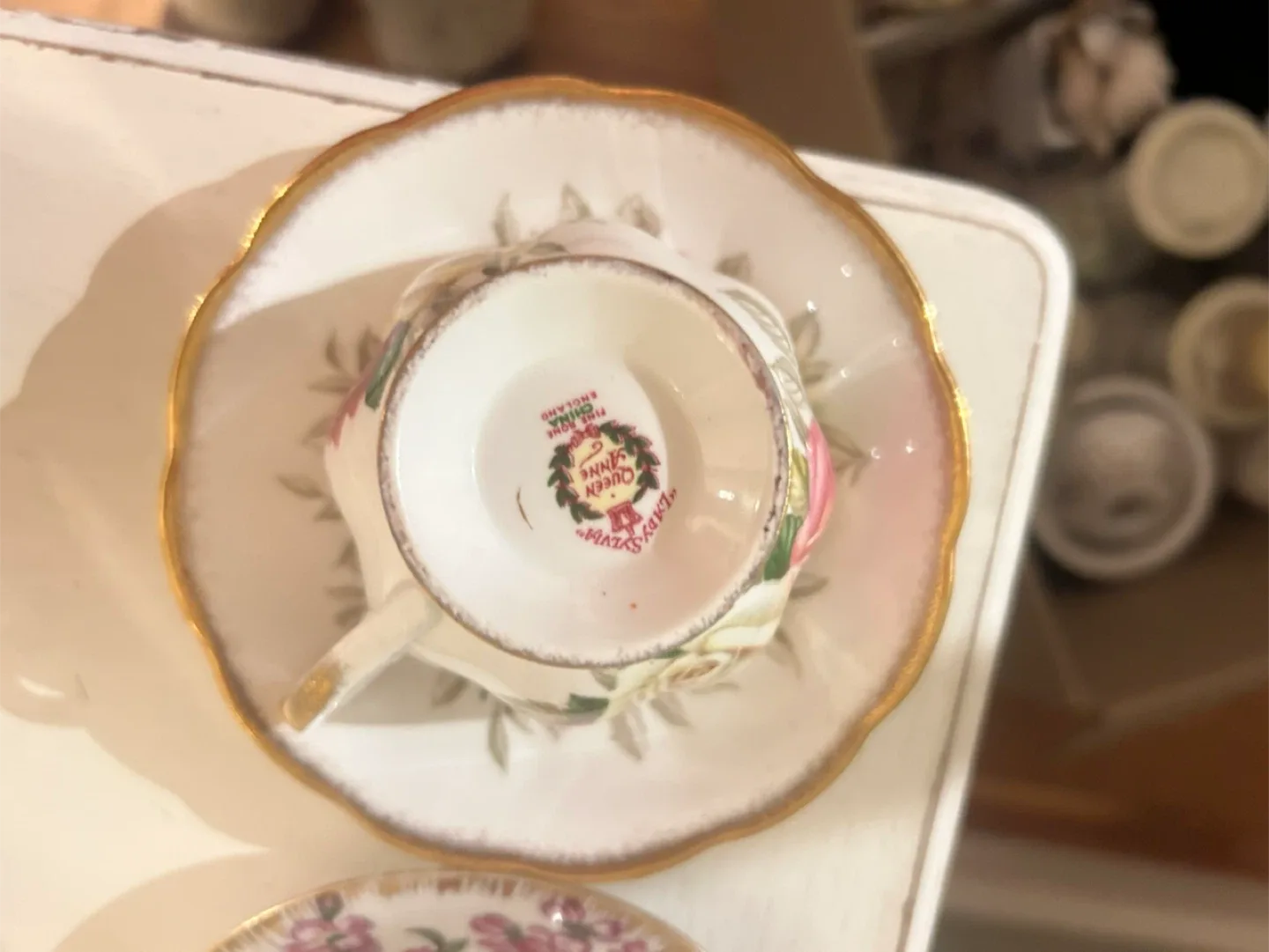 Vintage Tea Cup and Saucer Set image indicator(5)