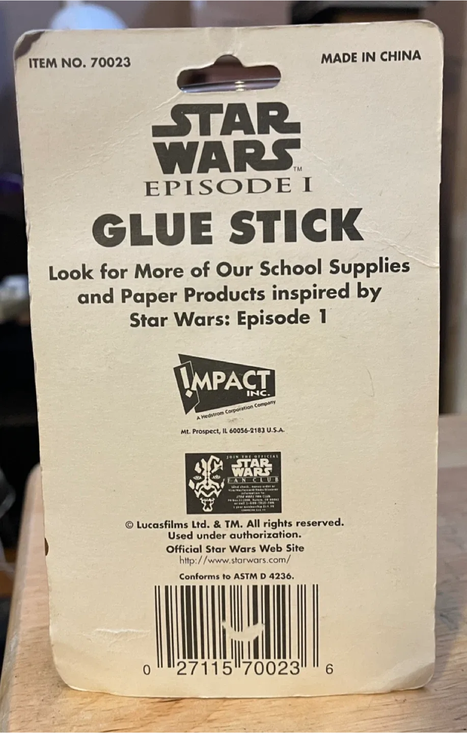 🥕Star Wars Episode 1 R2-D2 Glue Stick - New! image indicator(2)
