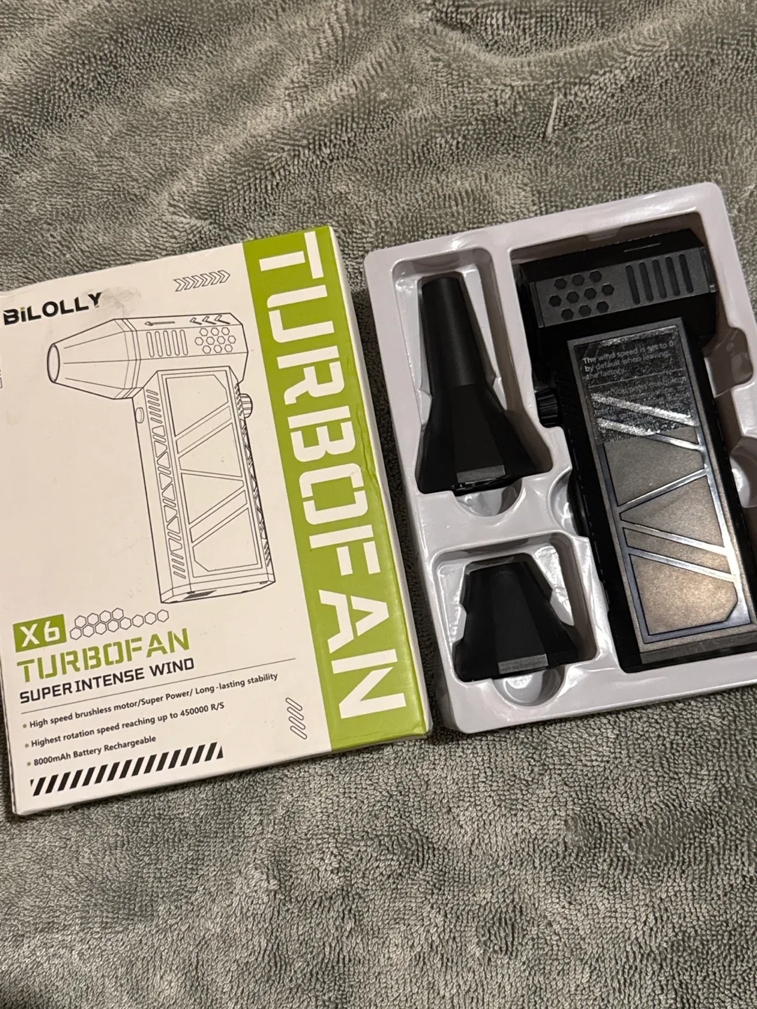 BILOLY X6 Turbo Fan - Super Intense Wind thumbnail