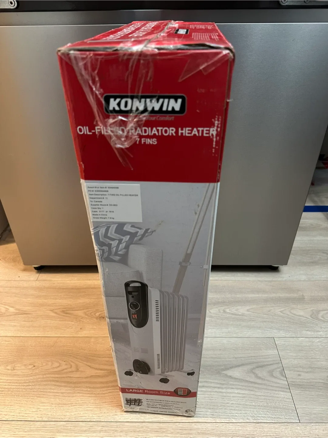 Konwin Oil-Filled Radiator Heater - 7 Fins image indicator(2)