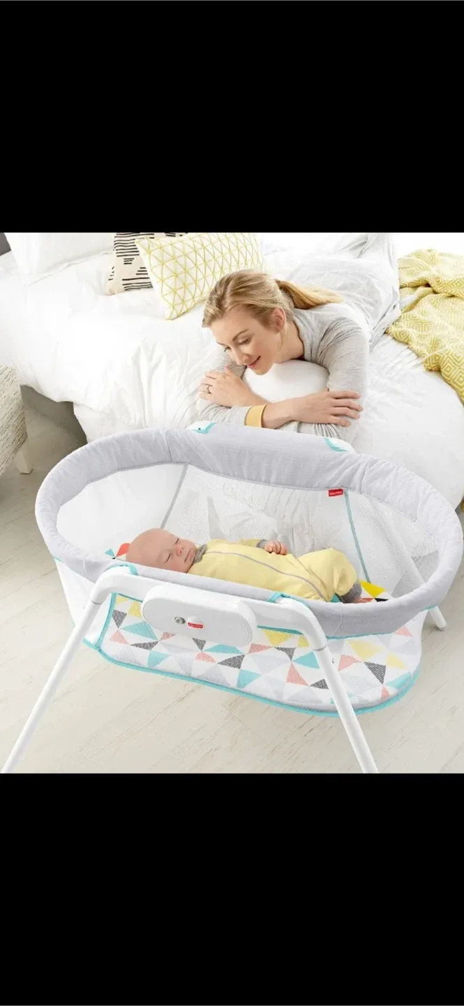 Baby Sleep Bassinet Bed - Portable image indicator(6)