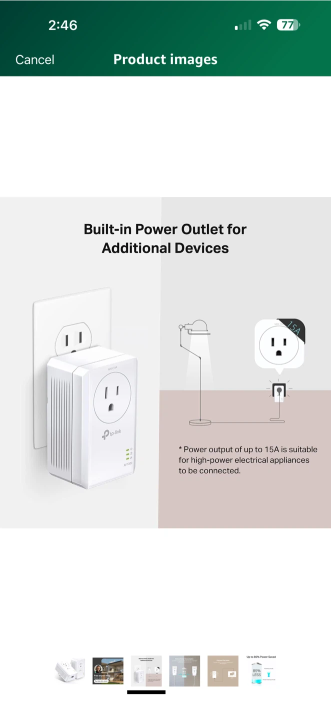 TP-Link AV1000 Powerline Starter Kit - photo 3