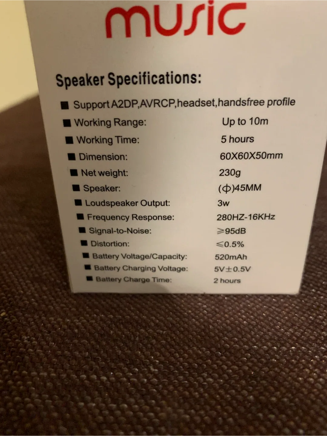 🥕 Music Mini Speaker - Portable Bluetooth Speaker image indicator(3)