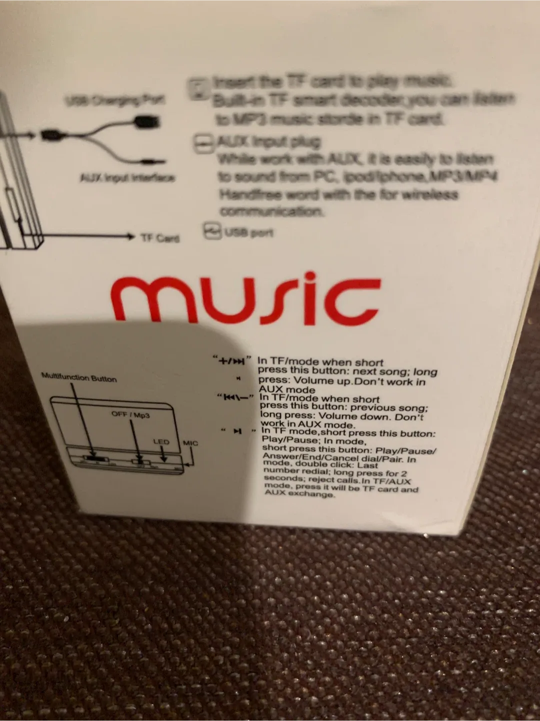 🥕 Music Mini Speaker - Portable Bluetooth Speaker image indicator(2)