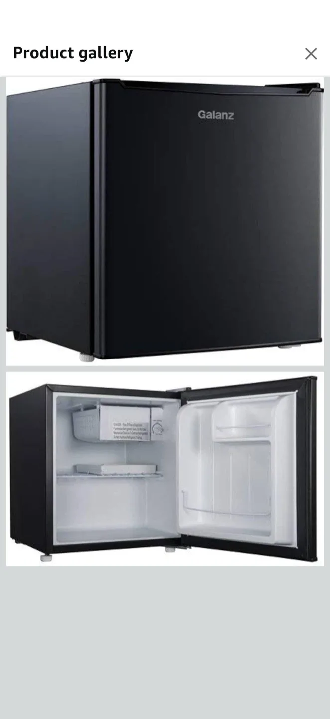 Galanz 1.7 Cu.Ft. Mini Fridge - Black image indicator(2)