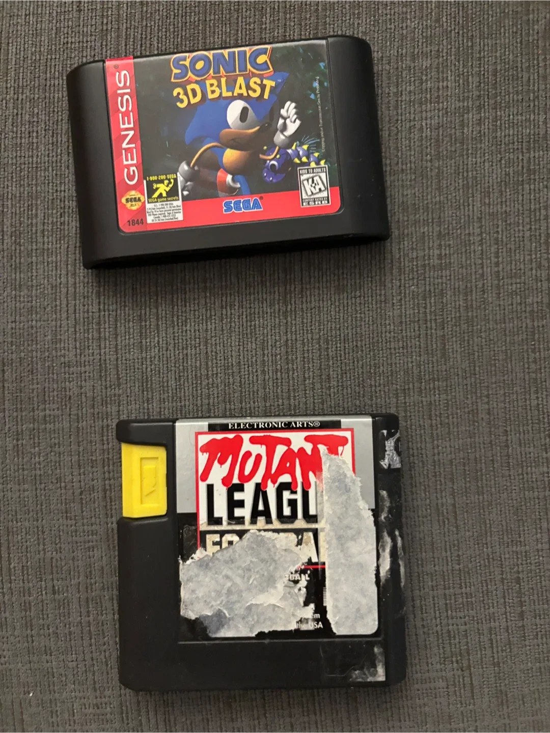 Mutant League Football & Sonic 3D Blast for Sega Genesis