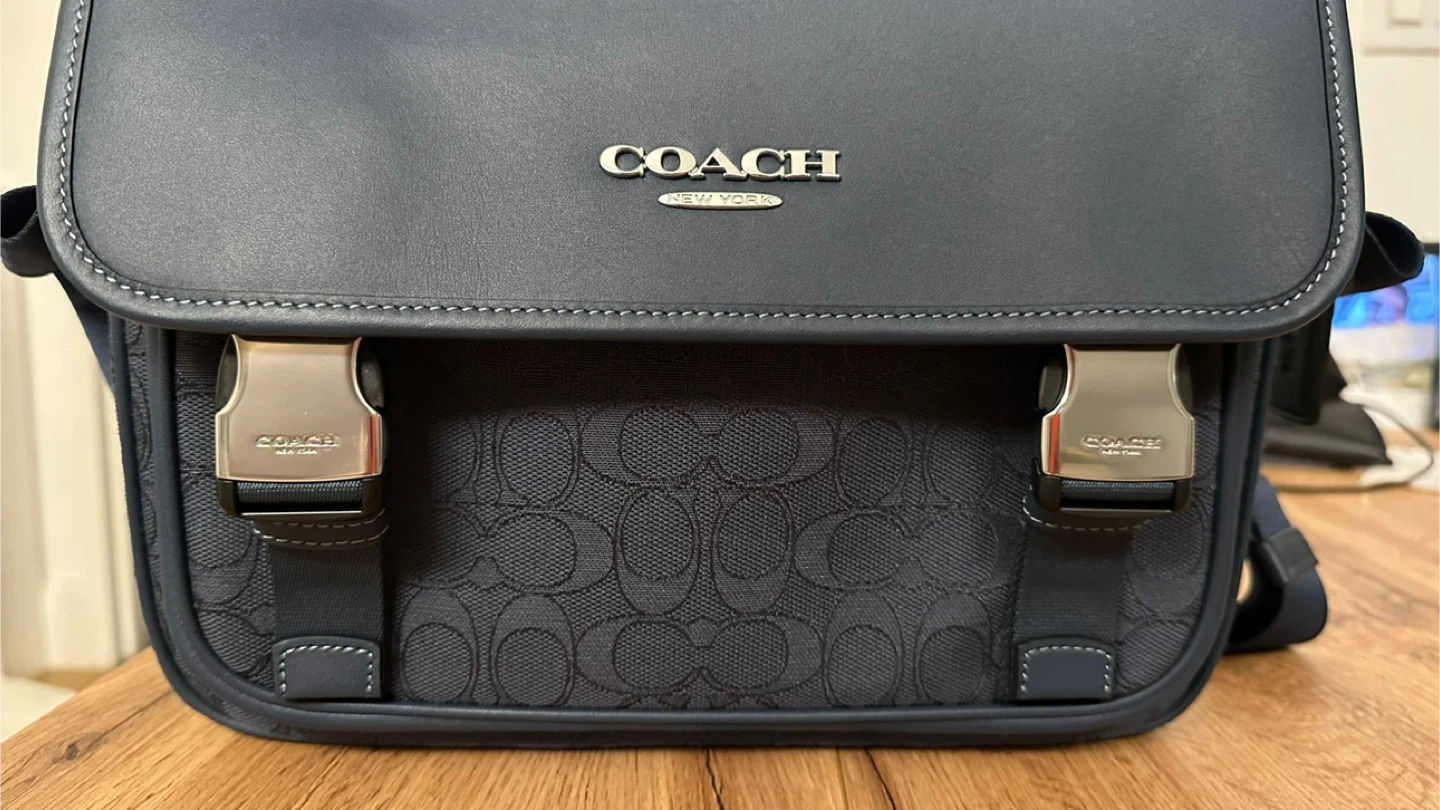 Coach Navy Blue Messenger Bag - photo 3