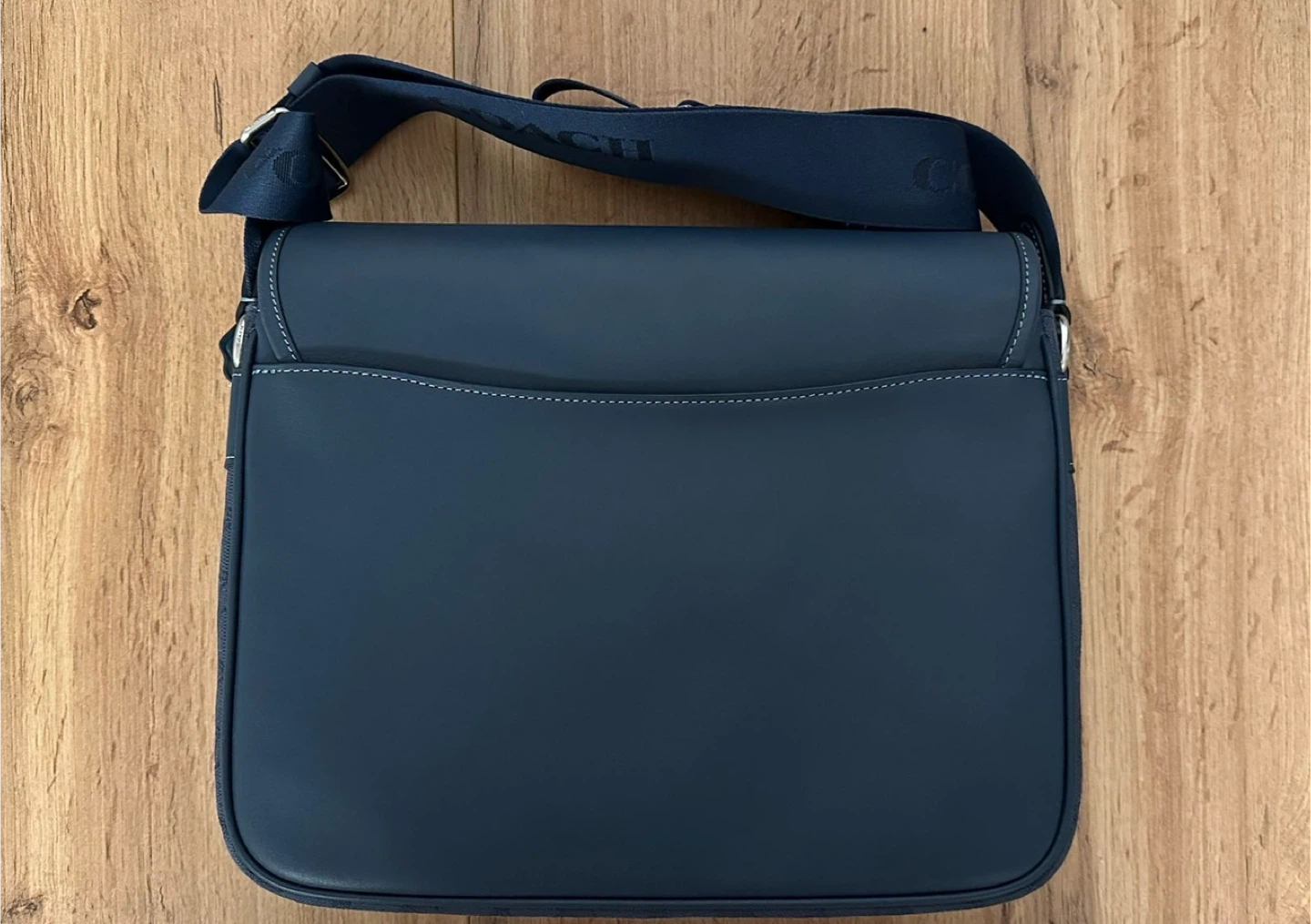 Coach Navy Blue Messenger Bag - photo 2