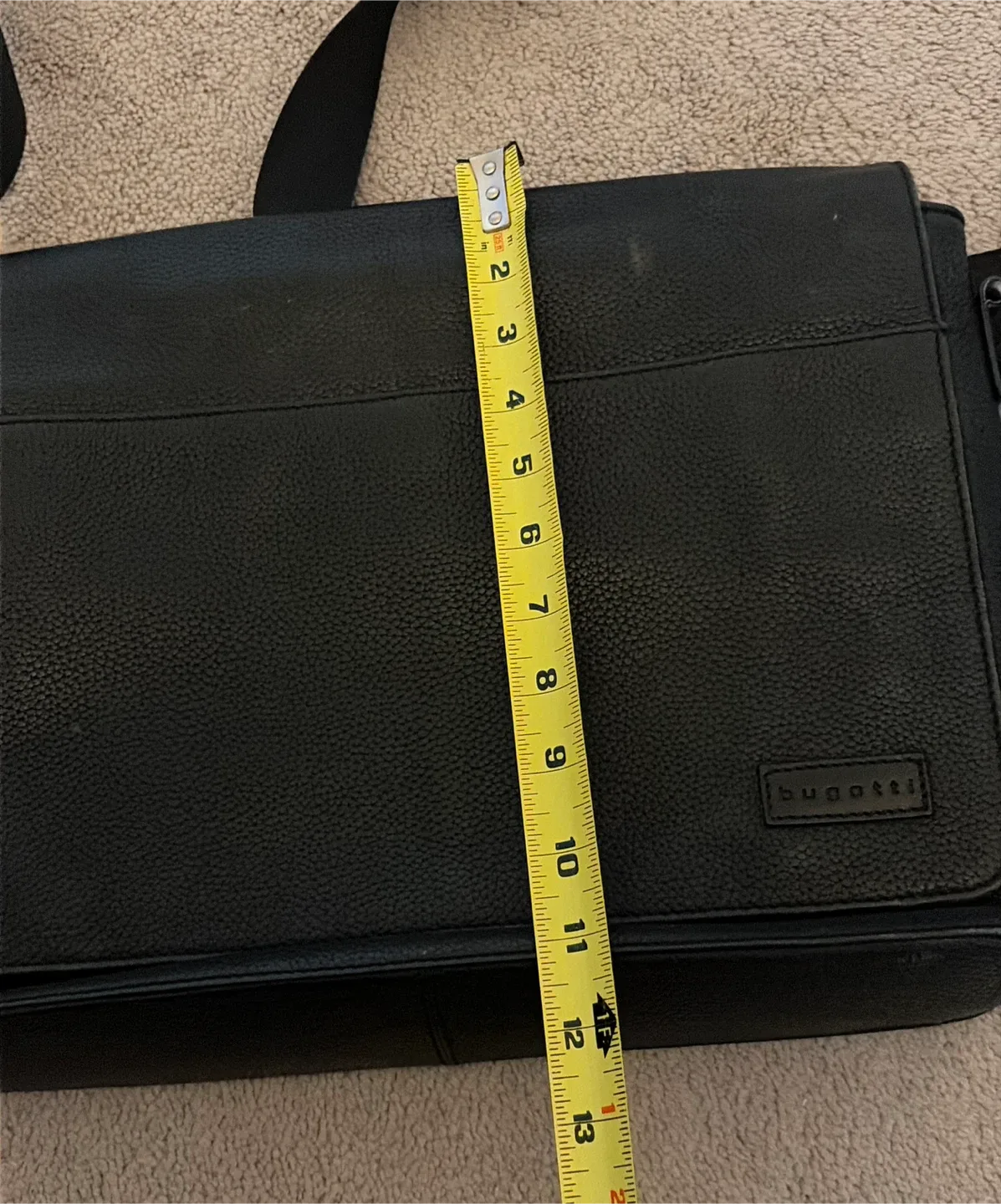 Bugatti Black Messenger Bag image indicator(4)