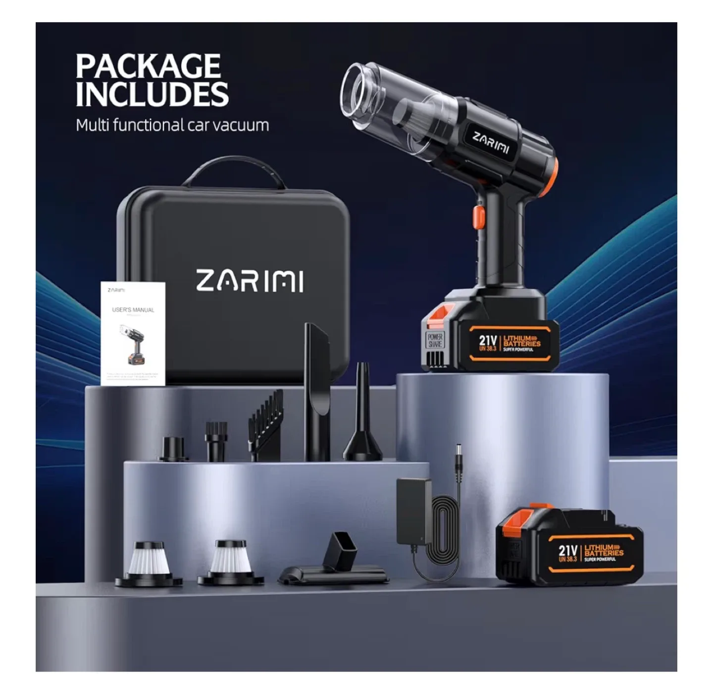 Zarimi Handheld Vacuum - Like New! image indicator(3)