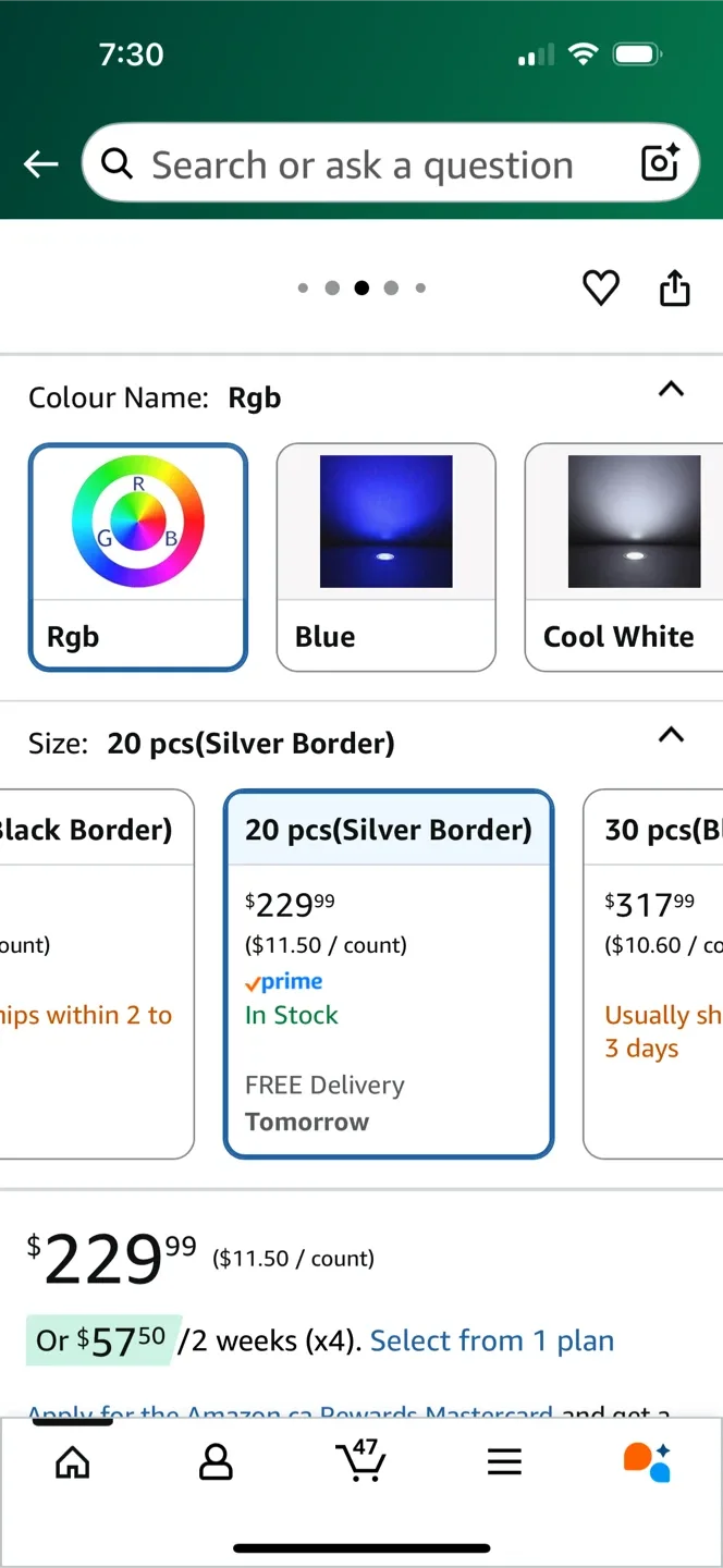 LED Deck Lights Kits Multi-Color RGB Stainless Steel Waterproof image indicator(8)