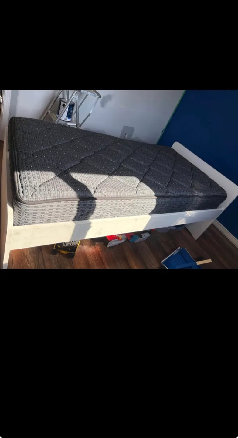 IKEA Single Bed Frame & Mattress image indicator(4)