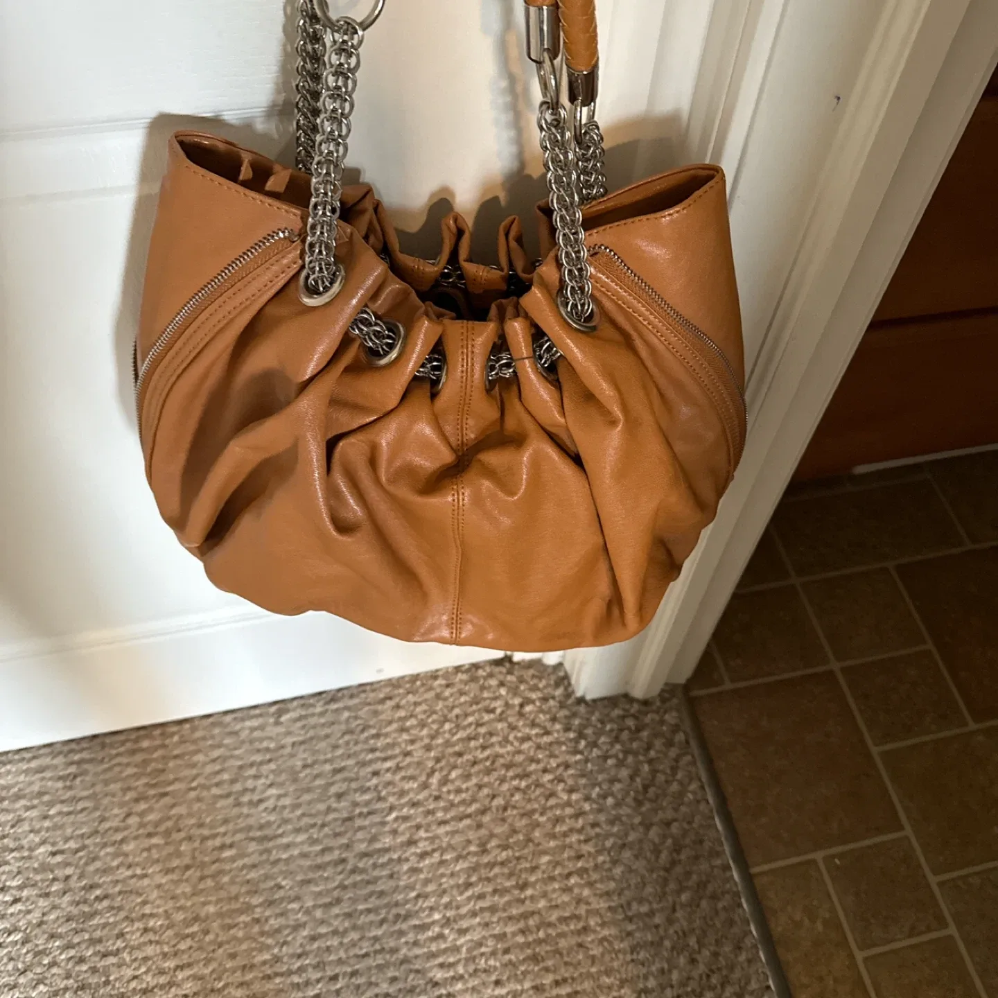 Olivia + Joy Brown Leather Purse image indicator(4)