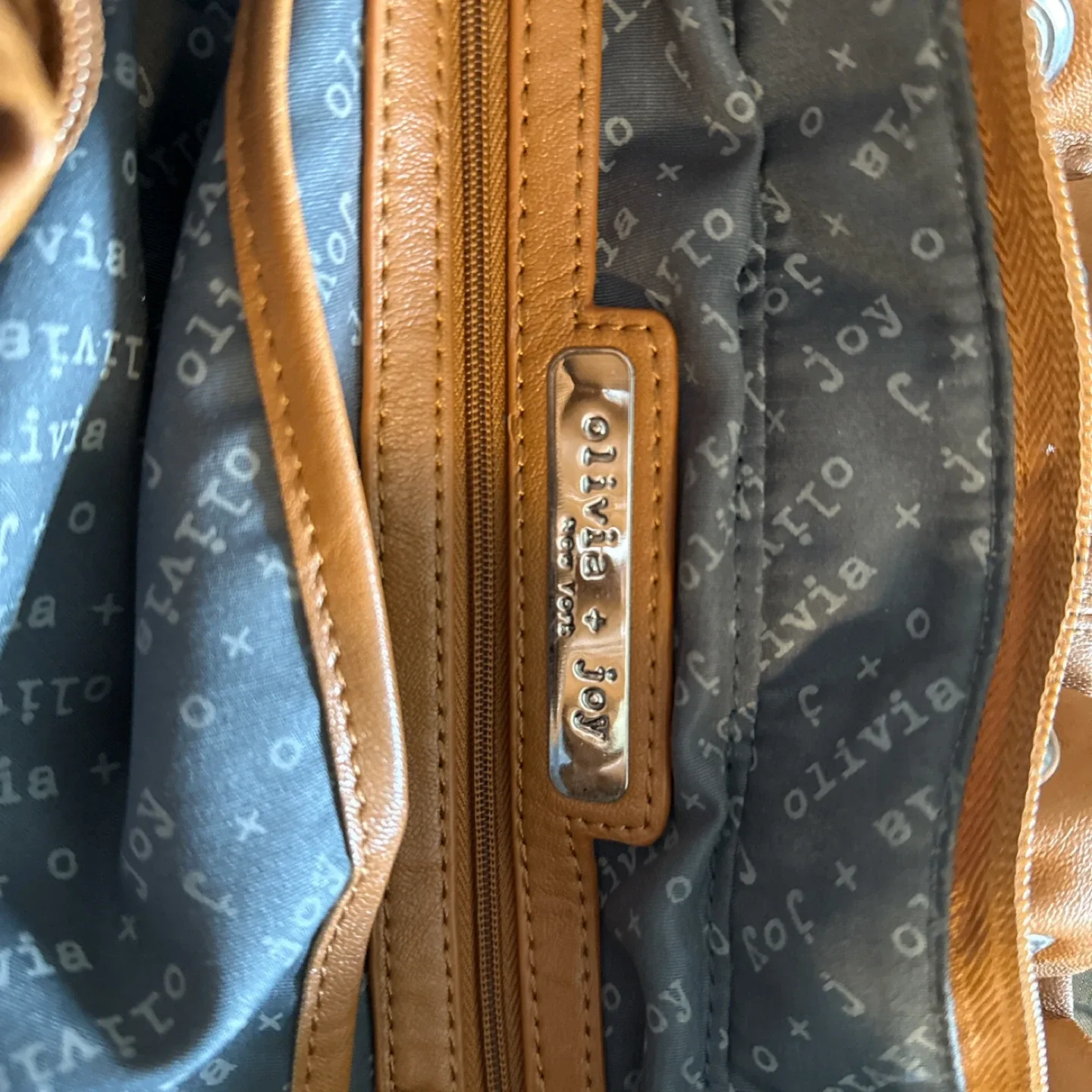 Olivia + Joy Brown Leather Purse image indicator(2)