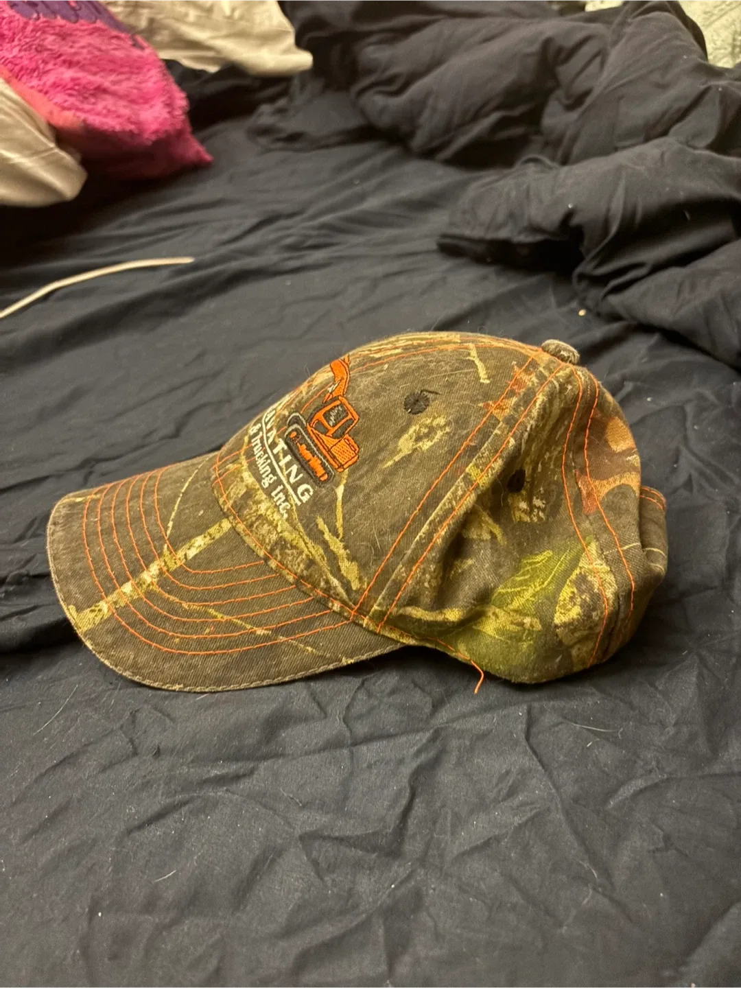 Hayes Bros Excavating Camo Hat image indicator(2)