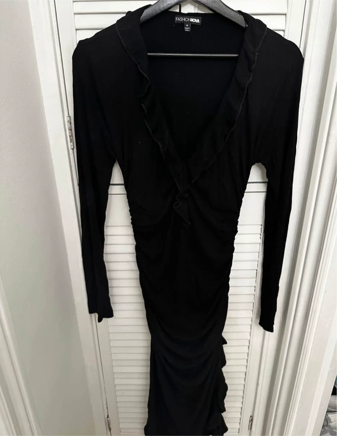 Fashion Nova Black Dress - Size M