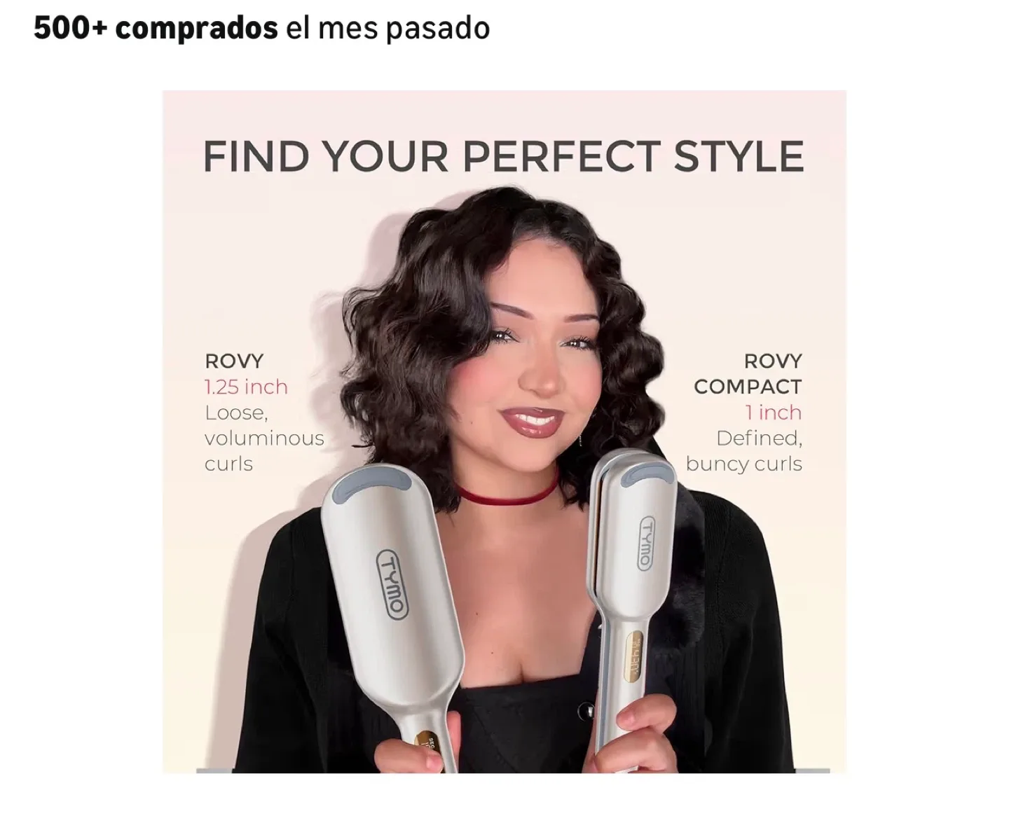 TYMO ROVY Wave Curling Iron - Like New! image indicator(3)