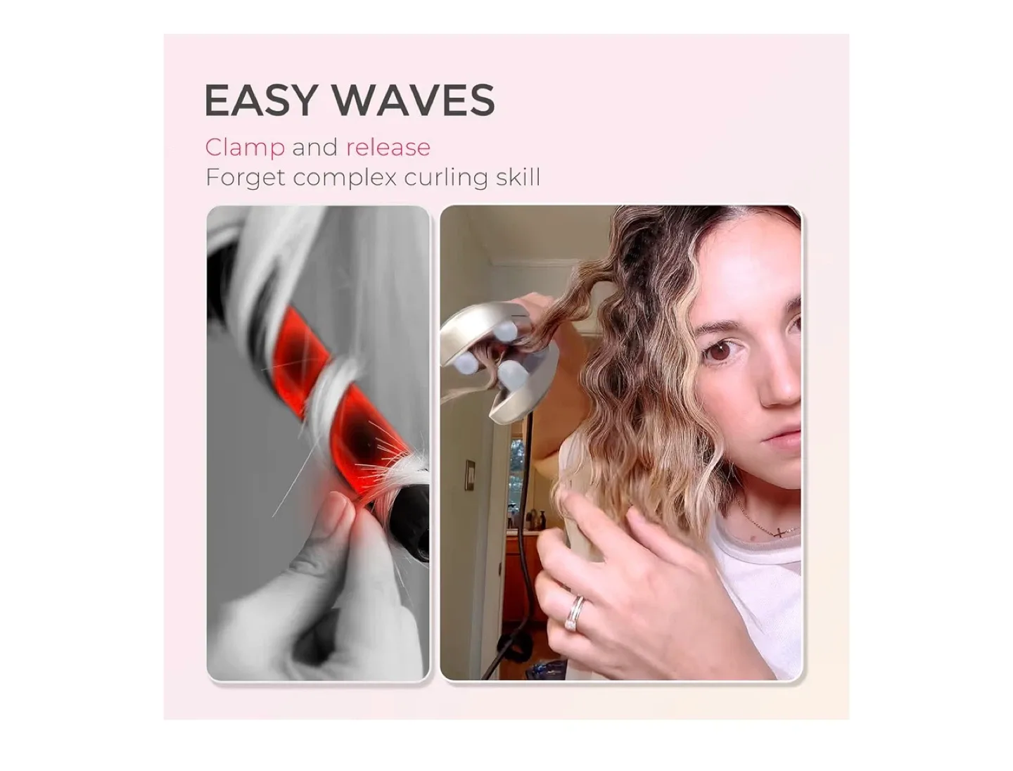 TYMO ROVY Wave Curling Iron - Like New! image indicator(4)