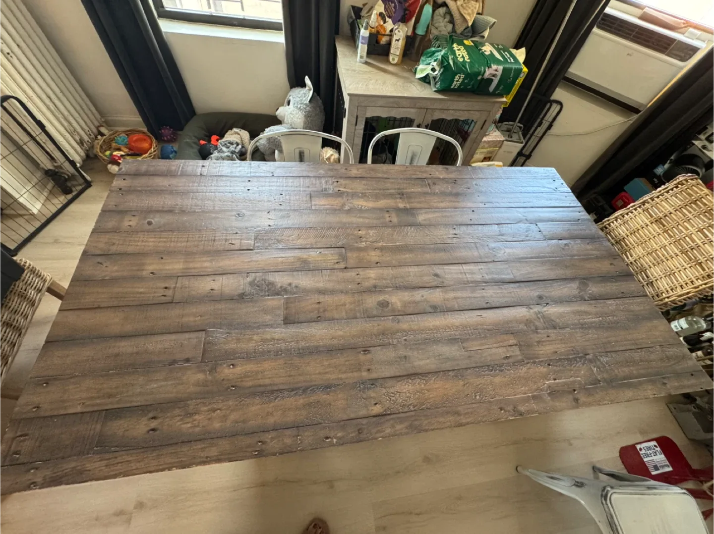 West Elm Emmerson Solid Reclaimed Wood Dining Table image indicator(2)